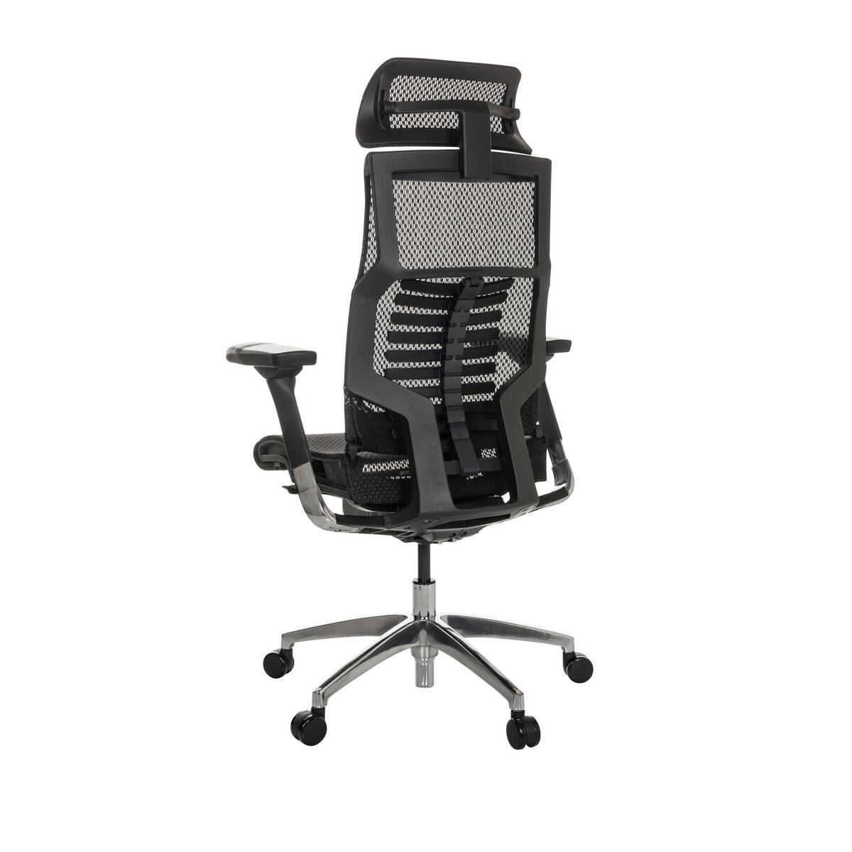 Drehstuhl Dynafit II - Silberfarben/Schwarz, Basics, Kunststoff/Textil (67/119-135/60cm) - MID.YOU