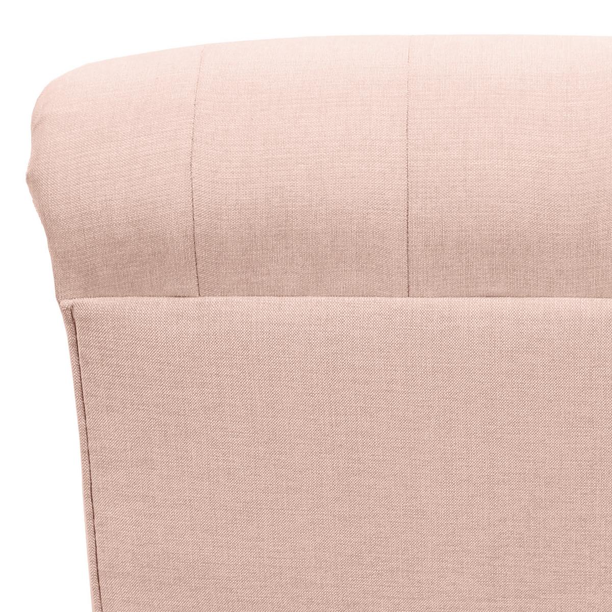 Relaxliege Sofia Rosa B: 67 cm - Schwarz/Rosa, Design, Textil (67/90/159cm) - P & B