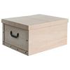 Aufbewahrungsbox Inge - Eichefarben/Braun, KONVENTIONELL, Karton/Kunststoff (50/40/25cm) - Luca Bessoni