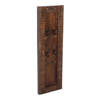 GARDEROBENPANEEL Braun/Schwarz B: 35cm - Schwarz/Braun, Design, Holz/Metall (35/110/8cm) - MID.YOU