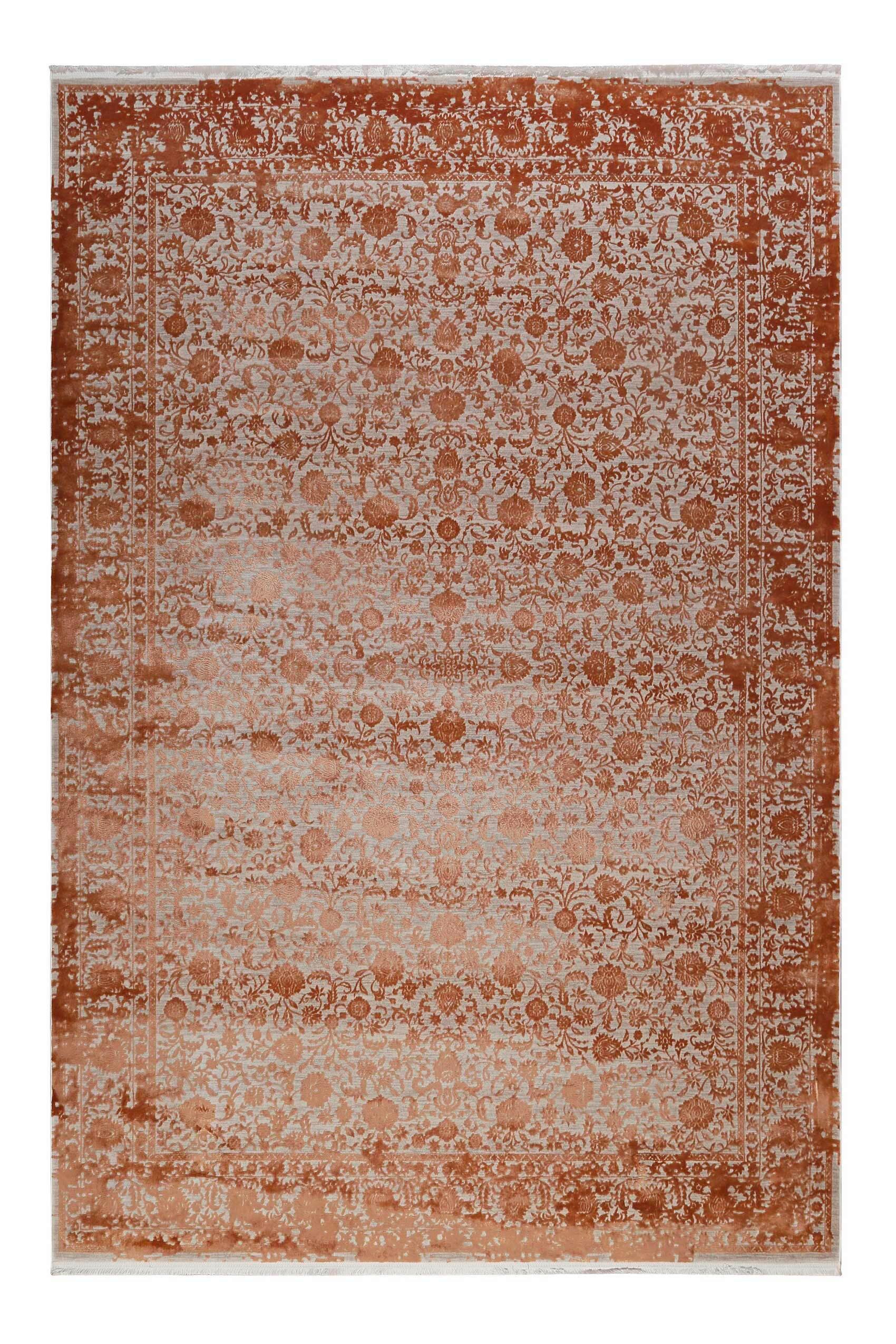 Vintage-Teppich, 80x150 cm Florida Grau, Terracotta  80/150 cm 