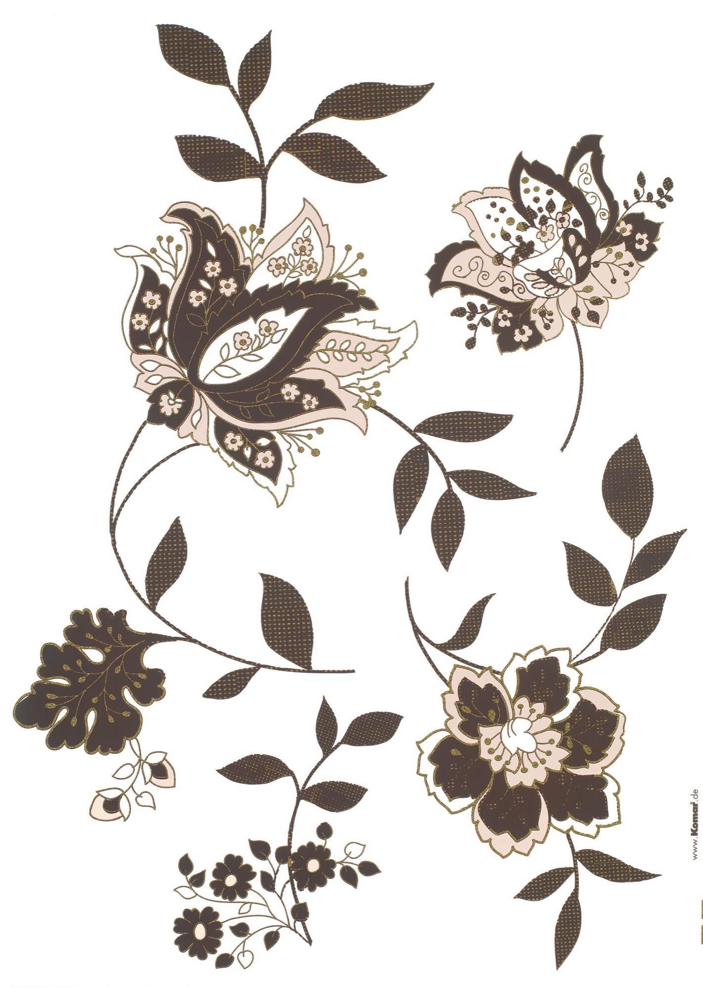 Dekosticker 17030h - Braun, Natur, Kunststoff (50/70cm)