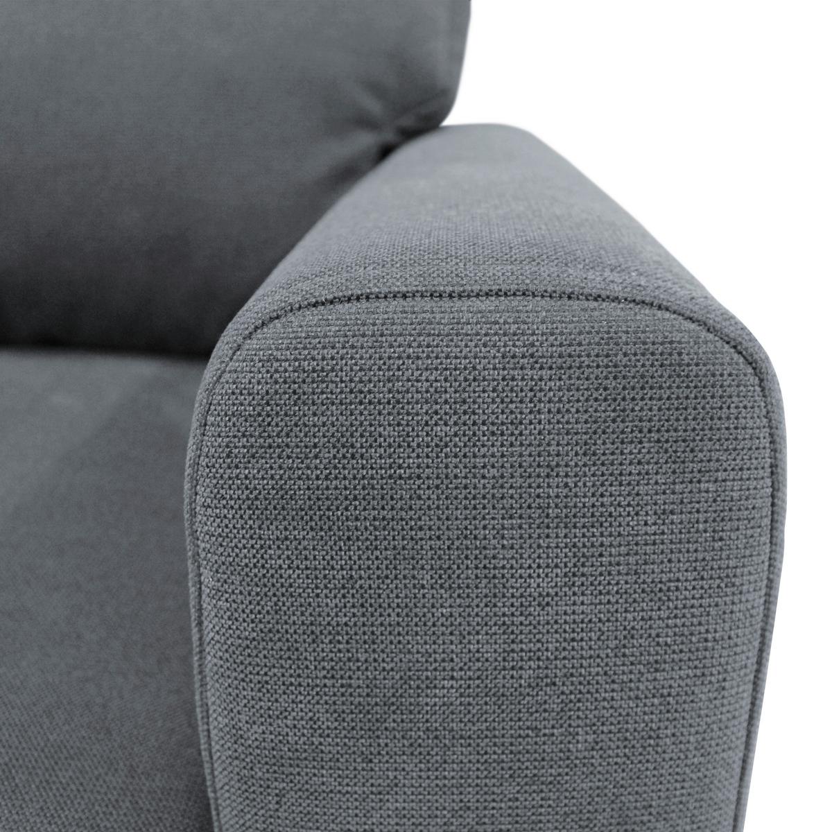 Ecksofa Prince Hellblau S: 163x240 cm - Schwarz/Hellblau, Design, Textil (163/240cm) - MID.YOU