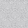 Vliestapete Peacock Damask - Grau, Basics, Papier/Kunststoff (52/1000cm)