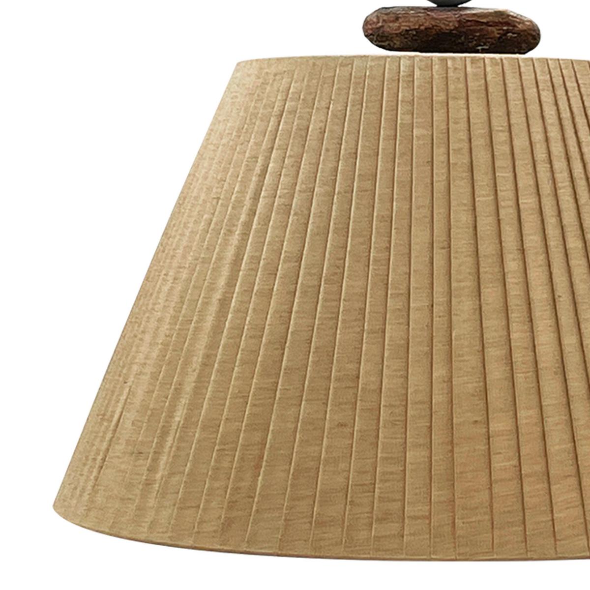 Pendelleuchte 5014/s - Hellbraun/Dunkelbraun, KONVENTIONELL, Kunststoff/Textil (45/110cm)