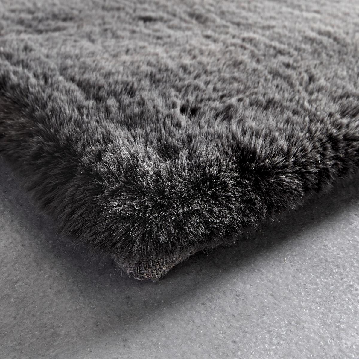 UMELÁ KOŽUŠINA Caroline 1, 80/150cm, antracit - antracitová, textil (80/150cm) - Mömax
