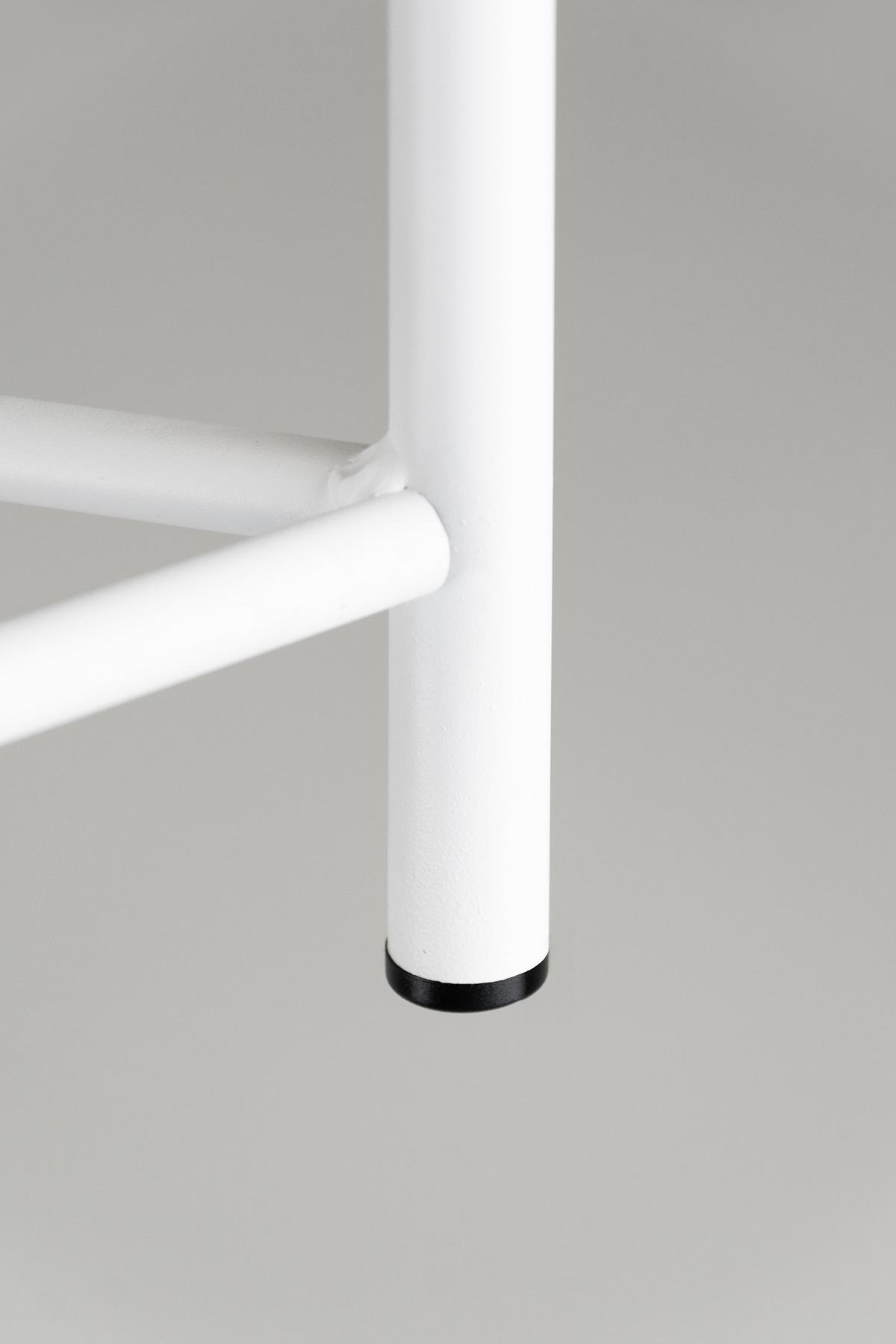 Blumenständer Aluminium Weiß Bxhxt: 23x75x23 Cm - Weiß, Basics, Metall (23/75/23cm)