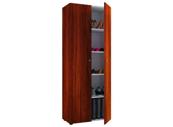 Mehrzweckschrank Vandol B: 70 cm - Nussbaumfarben/Schwarz, Basics, Holzwerkstoff (70/178/40cm) Mehrzweckschrank Vandol B: 70 cm - Nussbaumfarben/Schwarz, Basics, Holzwerkstoff (70/178/40cm)