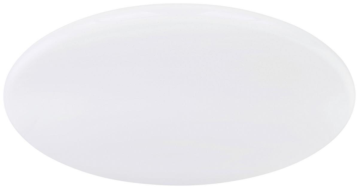 Led-deckenleuchte Rena Ø 70 Cm Mit Smartphone-Steuerung - Opal/Weiß, Basics, Kunststoff/Metall (70/8cm) - Globo