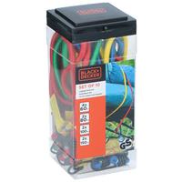 Gepäckspanner 10 Stück - Multicolor, Basics, Kunststoff/Textil (9,9/10,2/23cm)