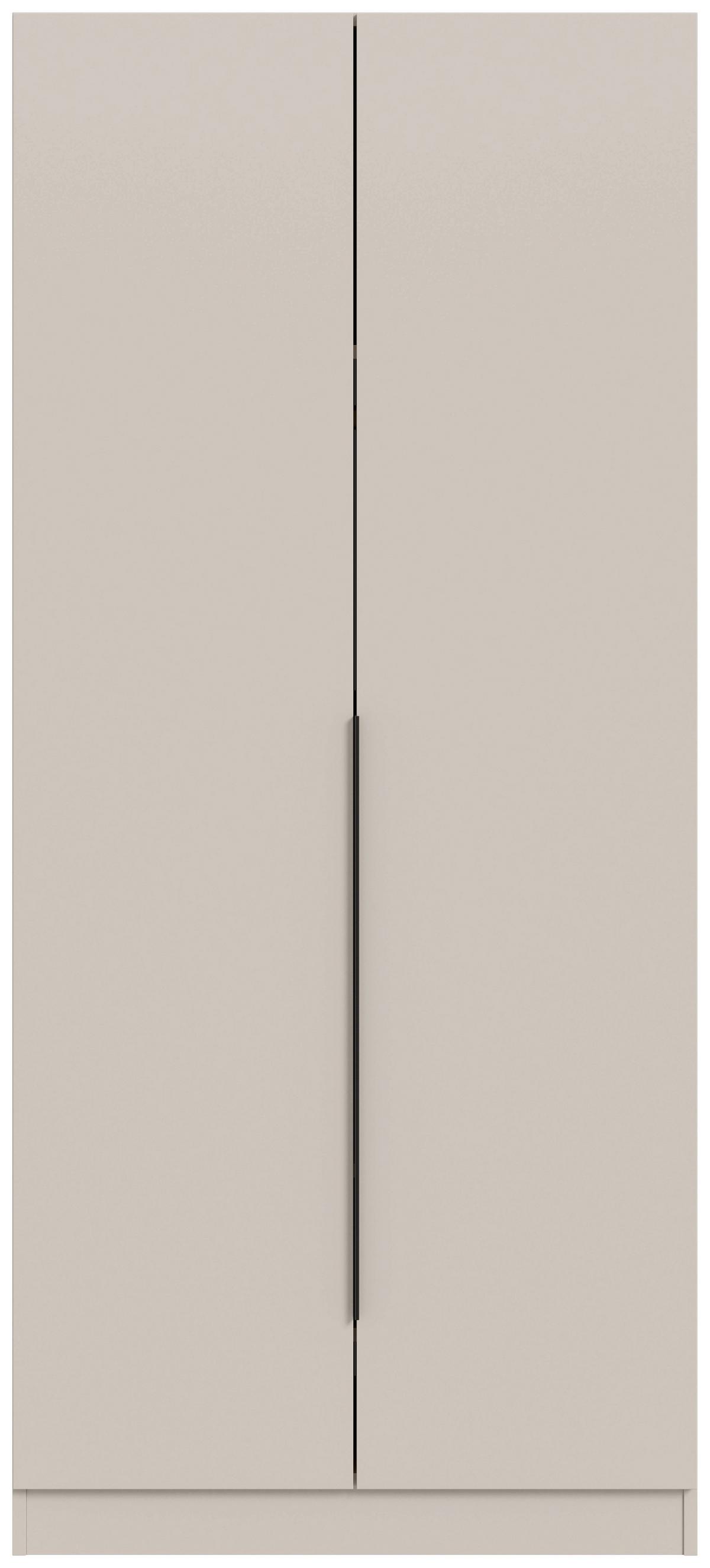 DREHTÜRENSCHRANK Kopenhagen Kaschmir B: 80cm - Kaschmir, MODERN, Holzwerkstoff (80/181/52cm) - Livetastic