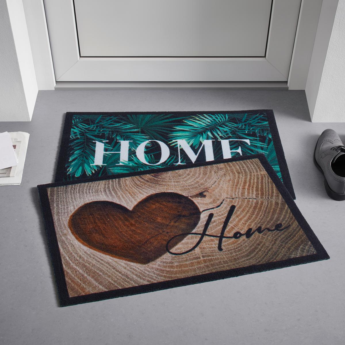 ROHOŽKA Jungle Leaves, 50/70cm - zelená/antracitová, Basics, plast (50/70cm) - Modern Living