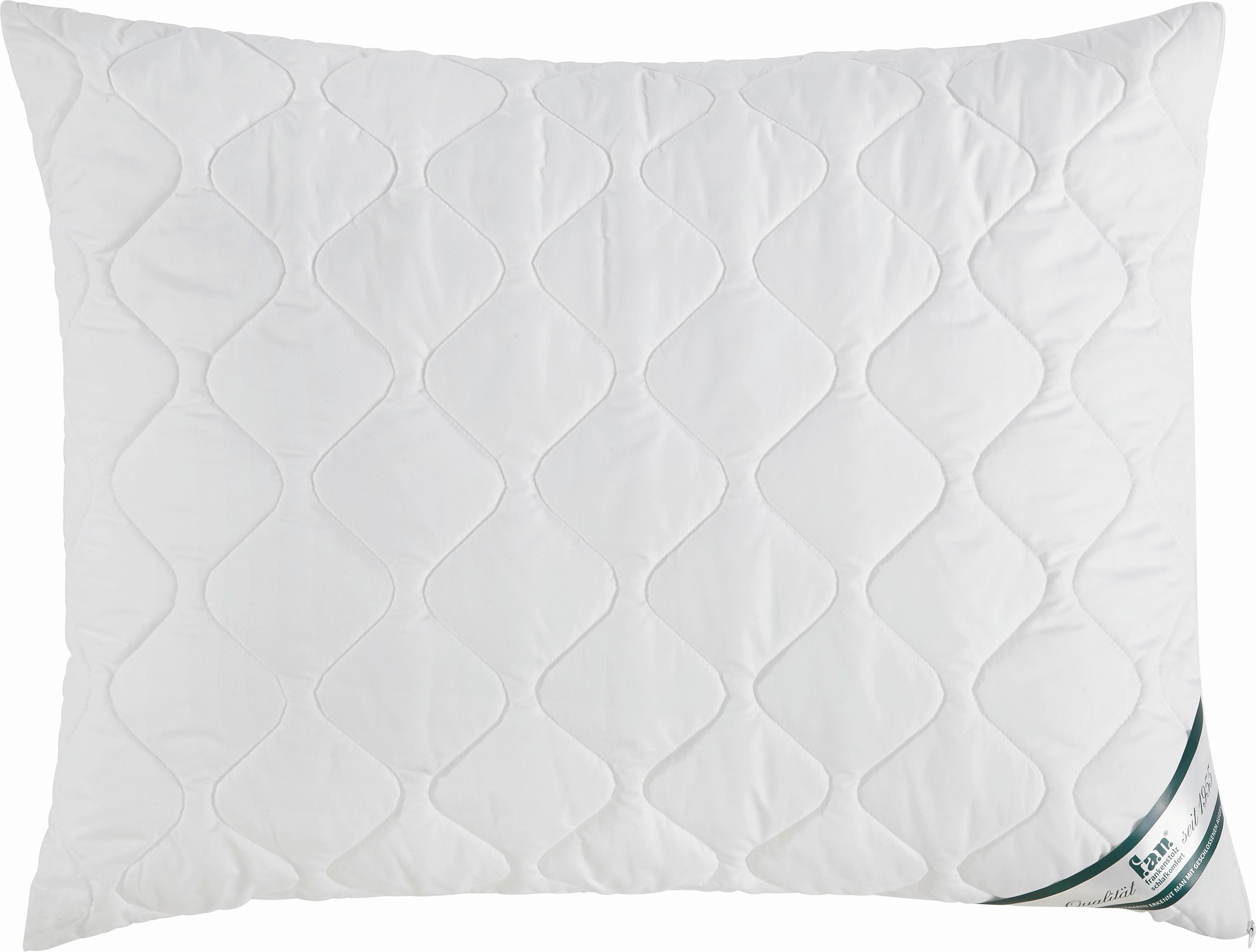 Kopfkissen Kansas 70x90 cm Faserbällchen - Weiß, KONVENTIONELL, Textil (70/90cm) - FAN