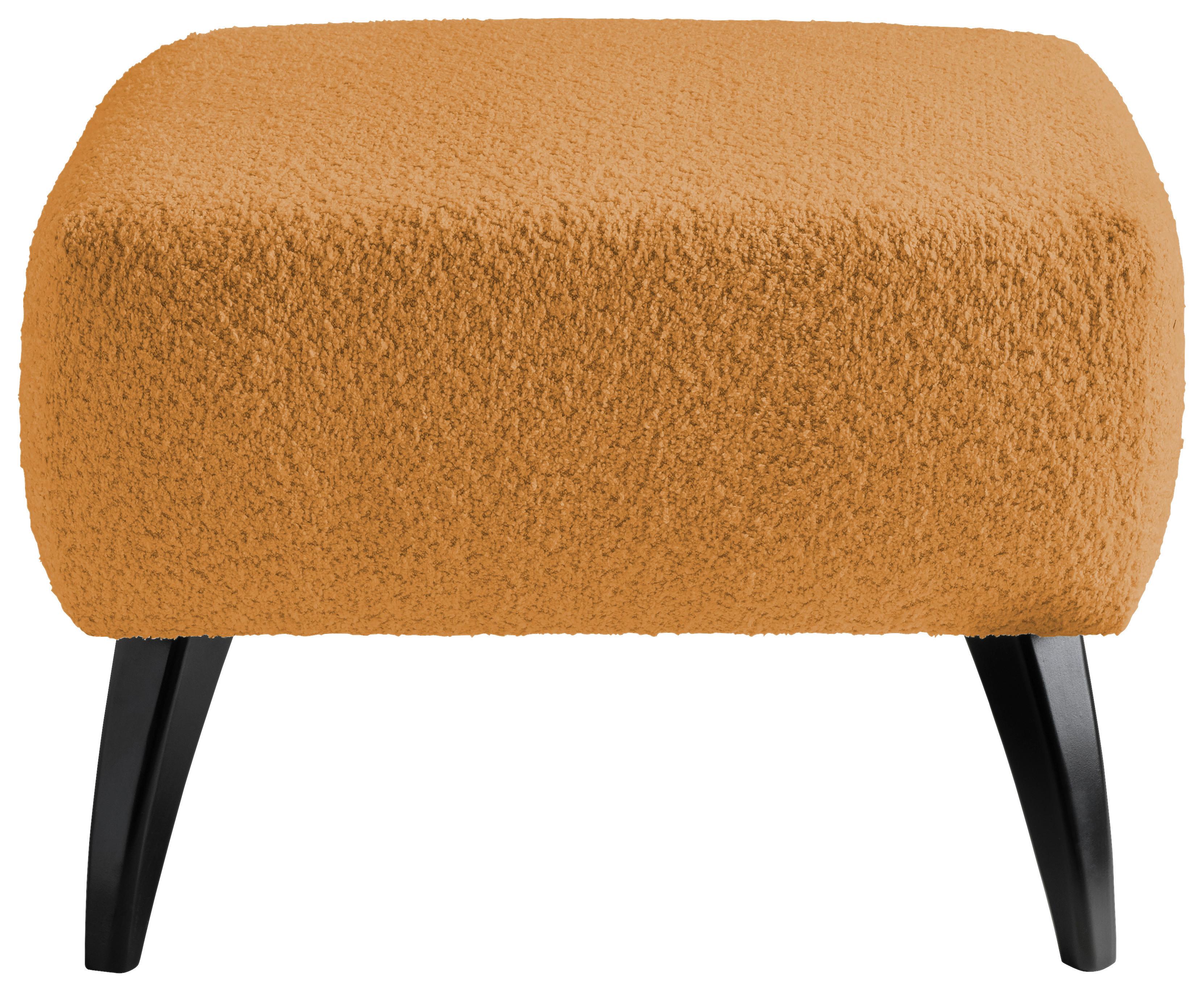 Hocker Colori Goldfarben B: 66 cm - Goldfarben/Schwarz, MODERN, Holz/Textil (66/44/66cm) - MID.YOU