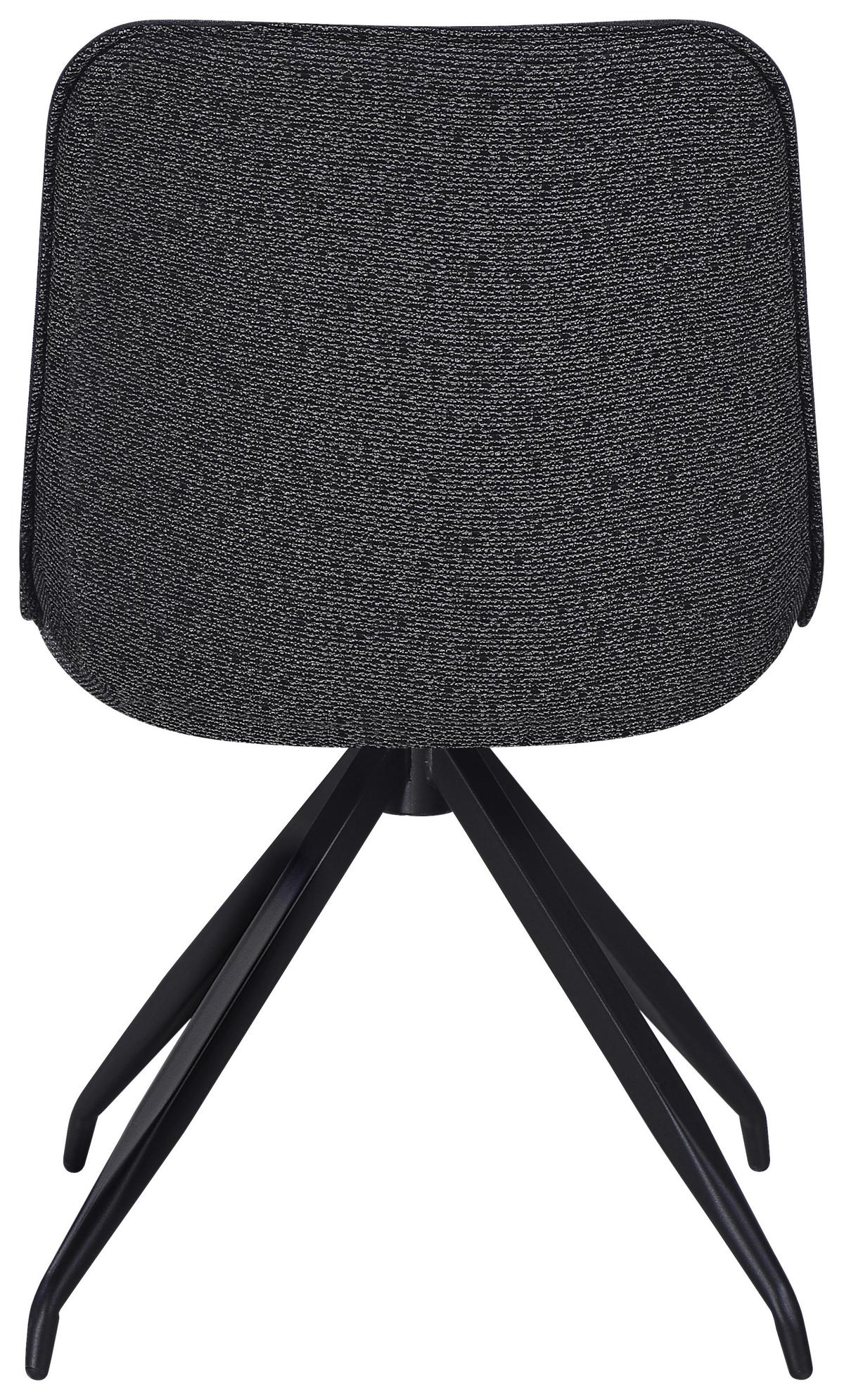 ŽIDLE NOVA - šedá/černá, Moderní, kov/textil (51/85/61cm) - Premium Living