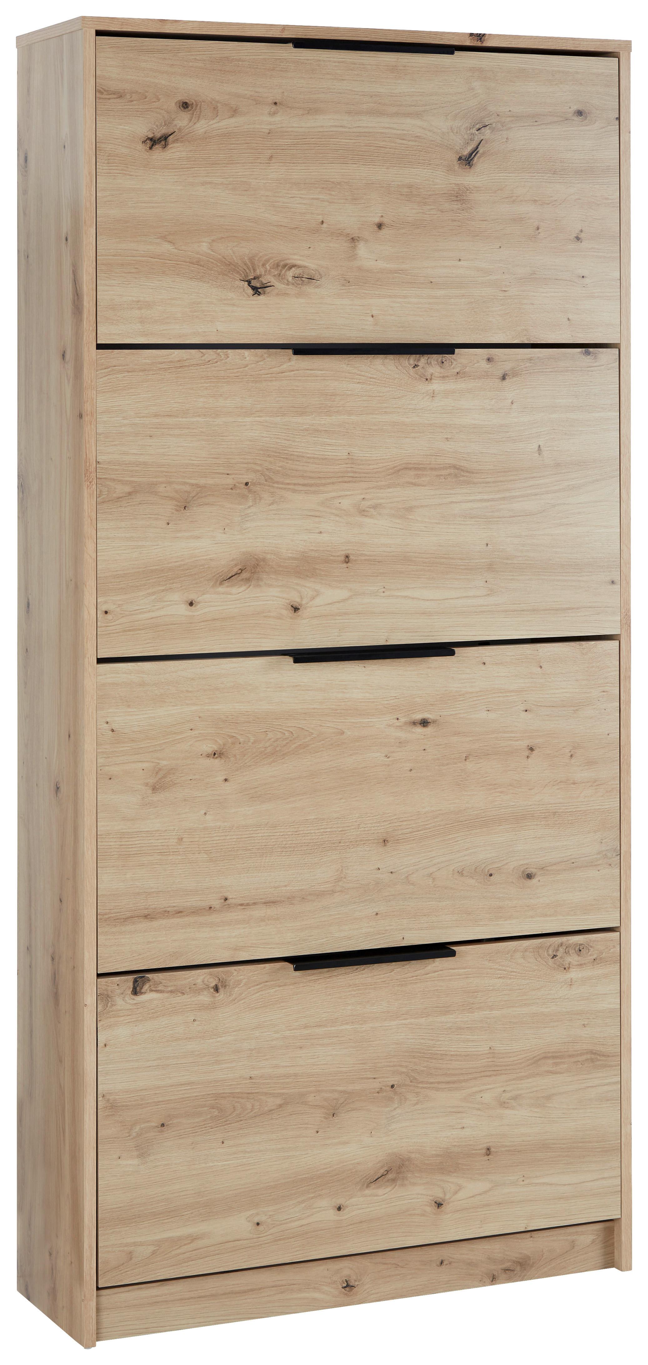 Vyklápěcí Botník Bela -Exklusiv- - Moderní, kompozitní dřevo (79/162/25cm) - Modern Living