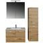 Badezimmer Bergamo - Eichefarben/Weiß, KONVENTIONELL, Keramik/Holzwerkstoff (80/200/46cm) Badezimmer Bergamo - Eichefarben/Weiß, KONVENTIONELL, Keramik/Holzwerkstoff (80/200/46cm)