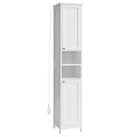 Hochschrank Bathroom Cabinet - Weiß, MODERN, Holzwerkstoff (30/170/30cm) - MID.YOU