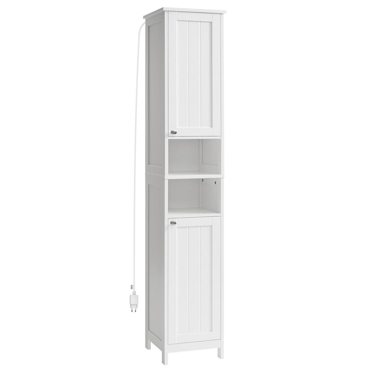 Hochschrank Bathroom Cabinet - Weiß, MODERN, Holzwerkstoff (30/170/30cm) - MID.YOU