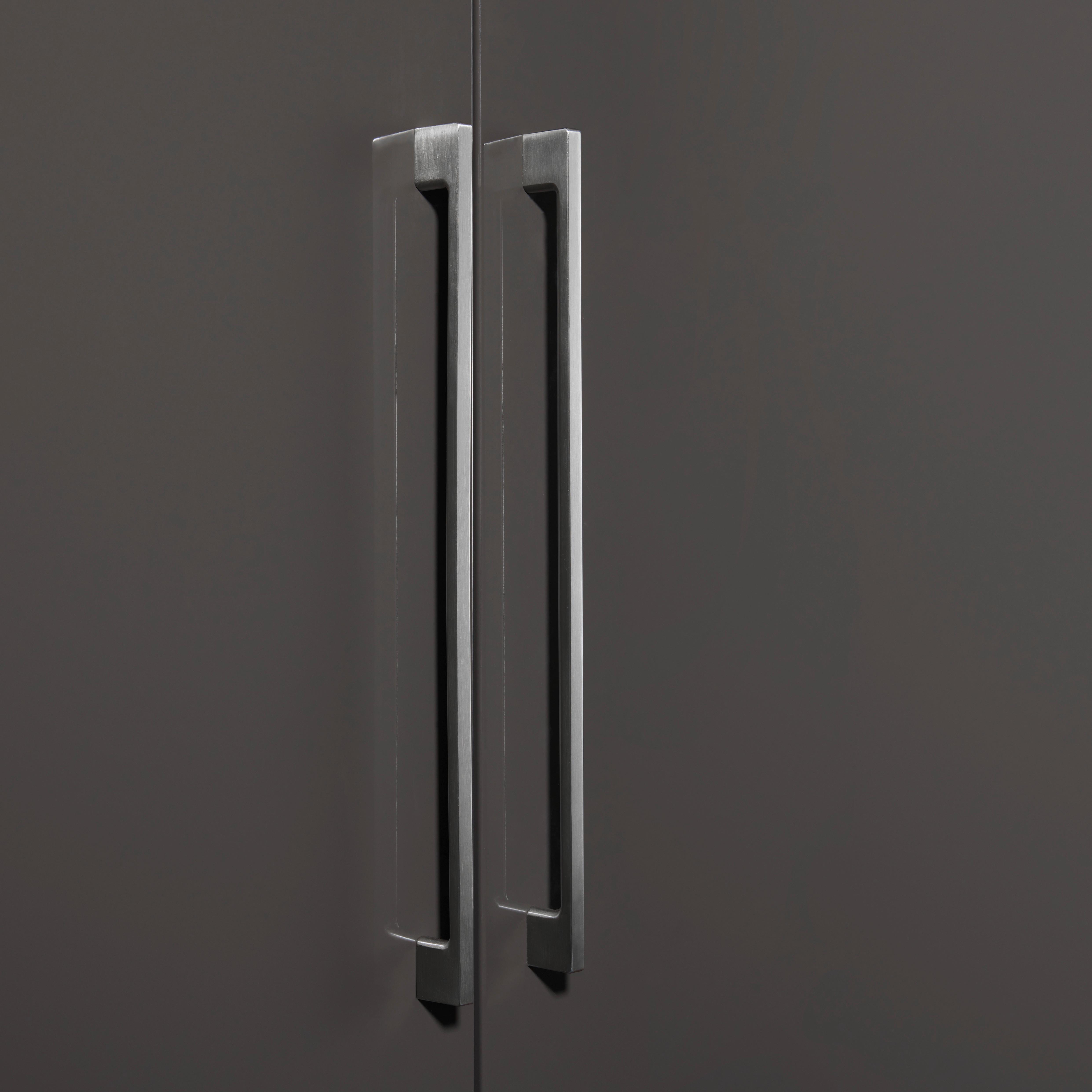 Schrankgriff Unit L:35cm Edelstahl Gebürstet - farba ušľachtilej ocele, Modern, kov (35,2/2,8/0,6cm) - Ondega