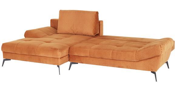 Ecksofa Mia - Gelb/Goldfarben, MODERN, Holz/Holzwerkstoff (187/301cm) - Luca Bessoni