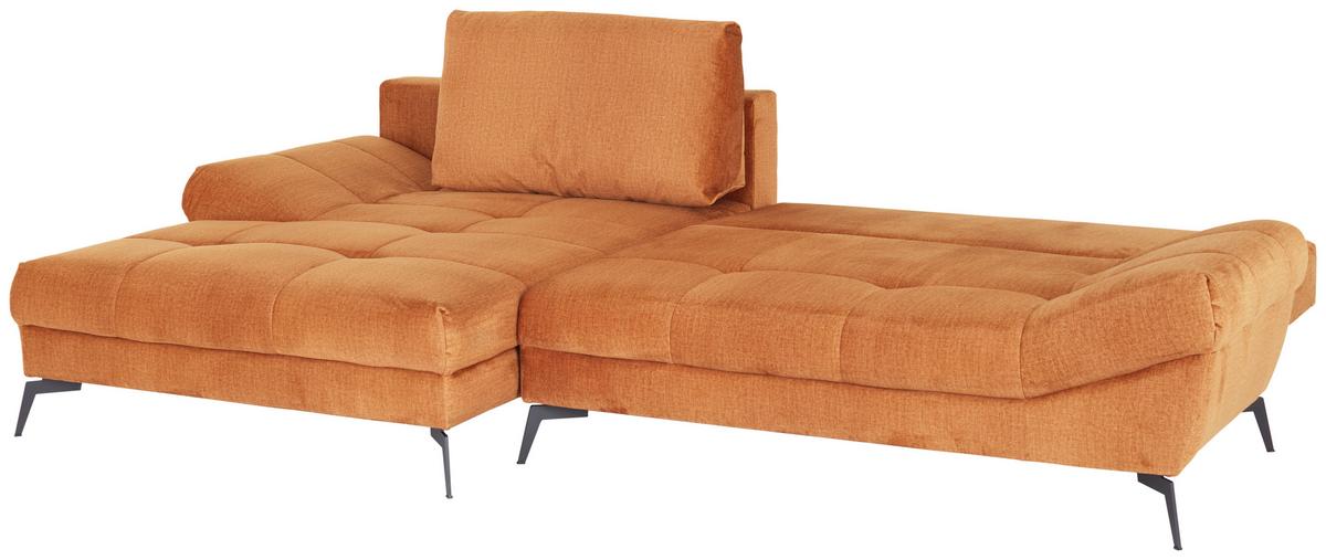 Ecksofa Mia - Gelb/Goldfarben, MODERN, Holz/Holzwerkstoff (187/301cm) - Luca Bessoni