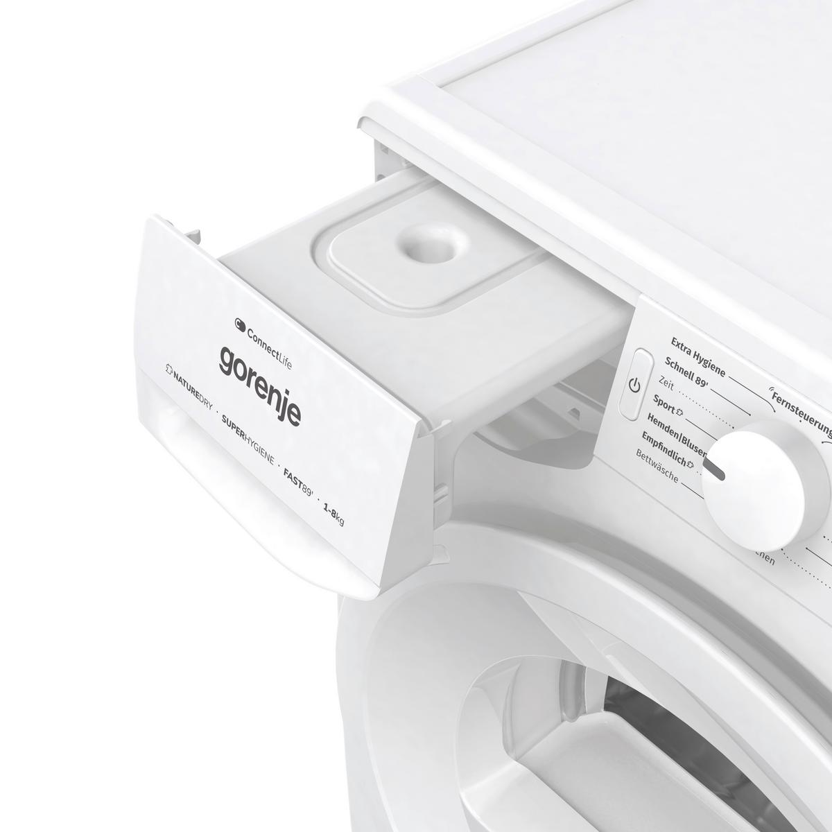 Wärmepumpentrockner Dpne83/Gn - Weiß, LIFESTYLE, Glas/Kunststoff (60/85/62,5cm) - Gorenje