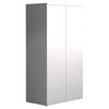 Kommode Dalrosa Weiß - Anthrazit/Weiß, MODERN, Holzwerkstoff (60/108/32cm) - MID.YOU
