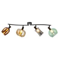 Deckenleuchte 60170408  Telesto - Braun/Grau, Trend, Glas (70/29,5/23cm) - Globo