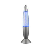 Tischlampe Magma Silberfarben Farbwechsler - Klar/Silberfarben, LIFESTYLE, Kunststoff (10/35,5cm) - Globo
