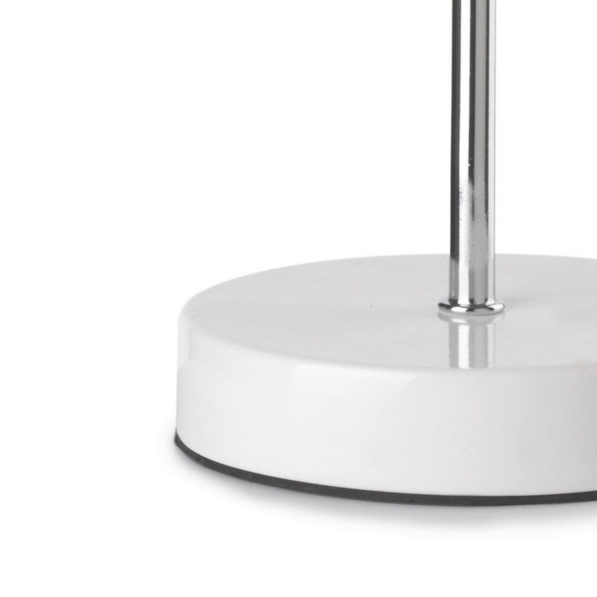 Tischleuchte 5006/L - Blau/Weiß, KONVENTIONELL, Textil/Metall (15/35cm)