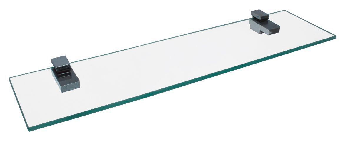 Glasablage Bath 1 B: 40 Cm, Transparent - Transparent, Basics, Glas (40/12cm) - MID.YOU