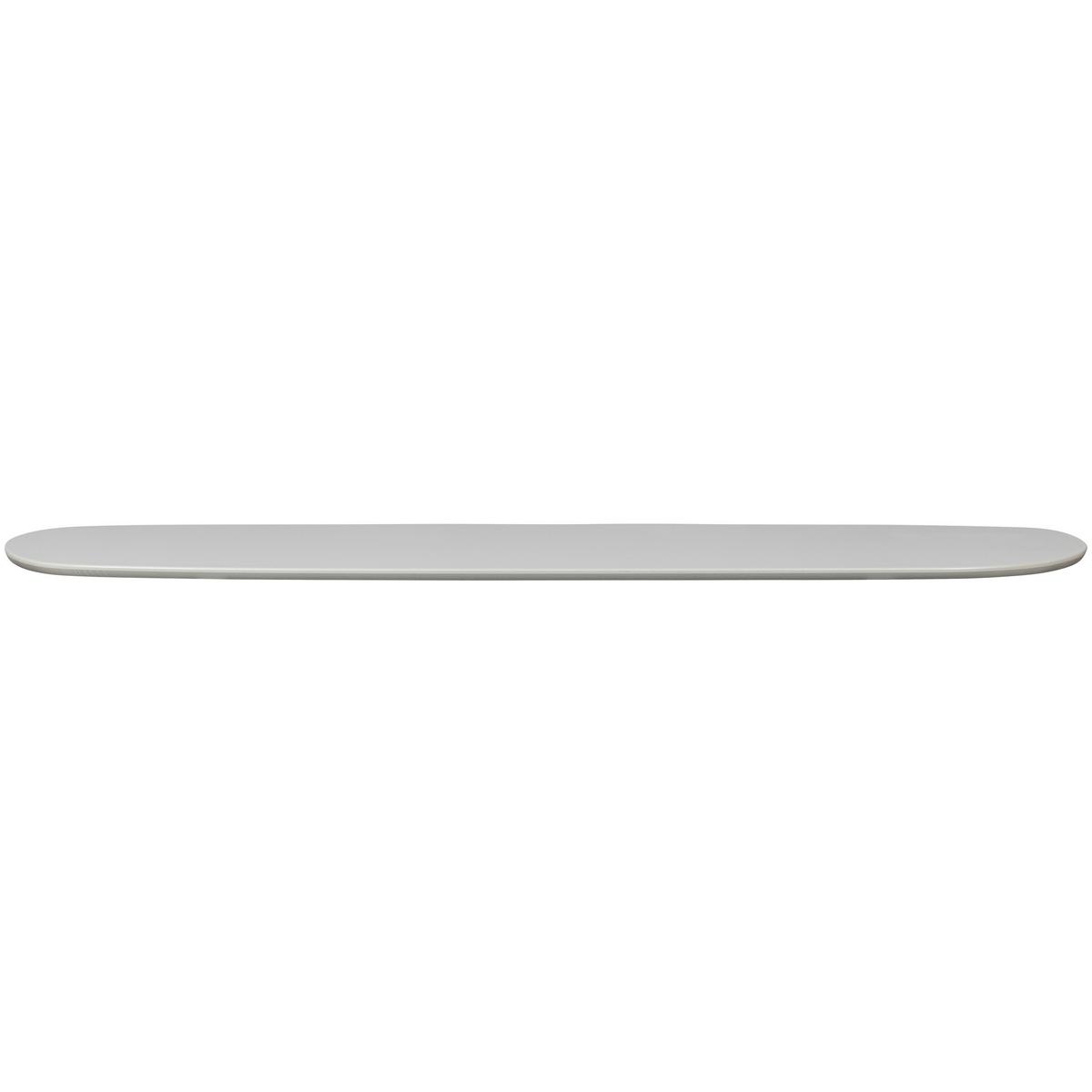 TISCHPLATTE Tablo Hellgrau L: 220cm - Hellgrau, MODERN, Holz (220/100/2,4cm) - Livetastic