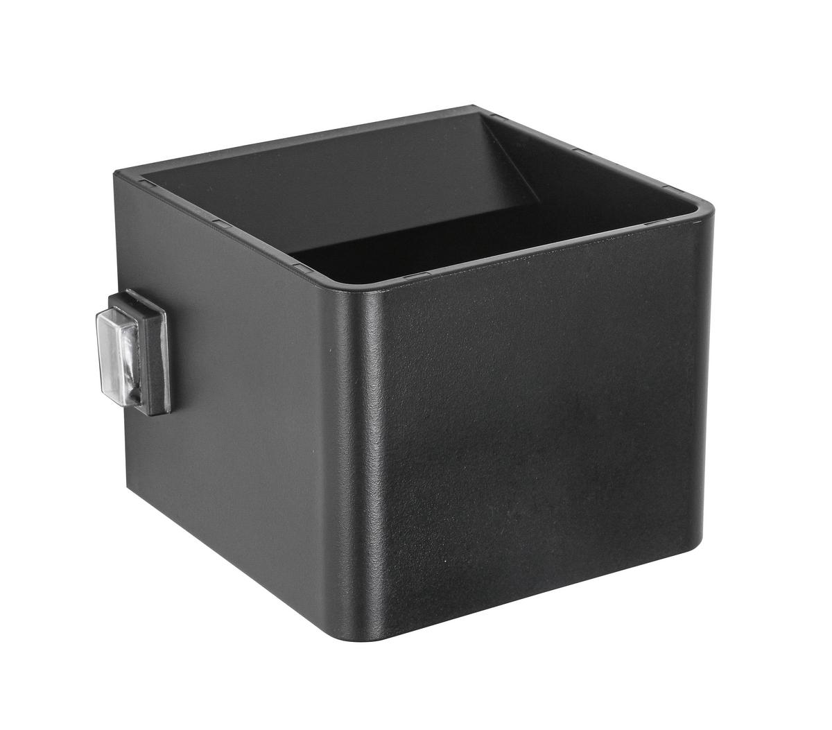 NÁSTĚNNÉ SVÍTIDLO NA BATERIE HERO1 - černá, Moderní, kov/plast (10,28/10,1/8,05cm) - Mömax