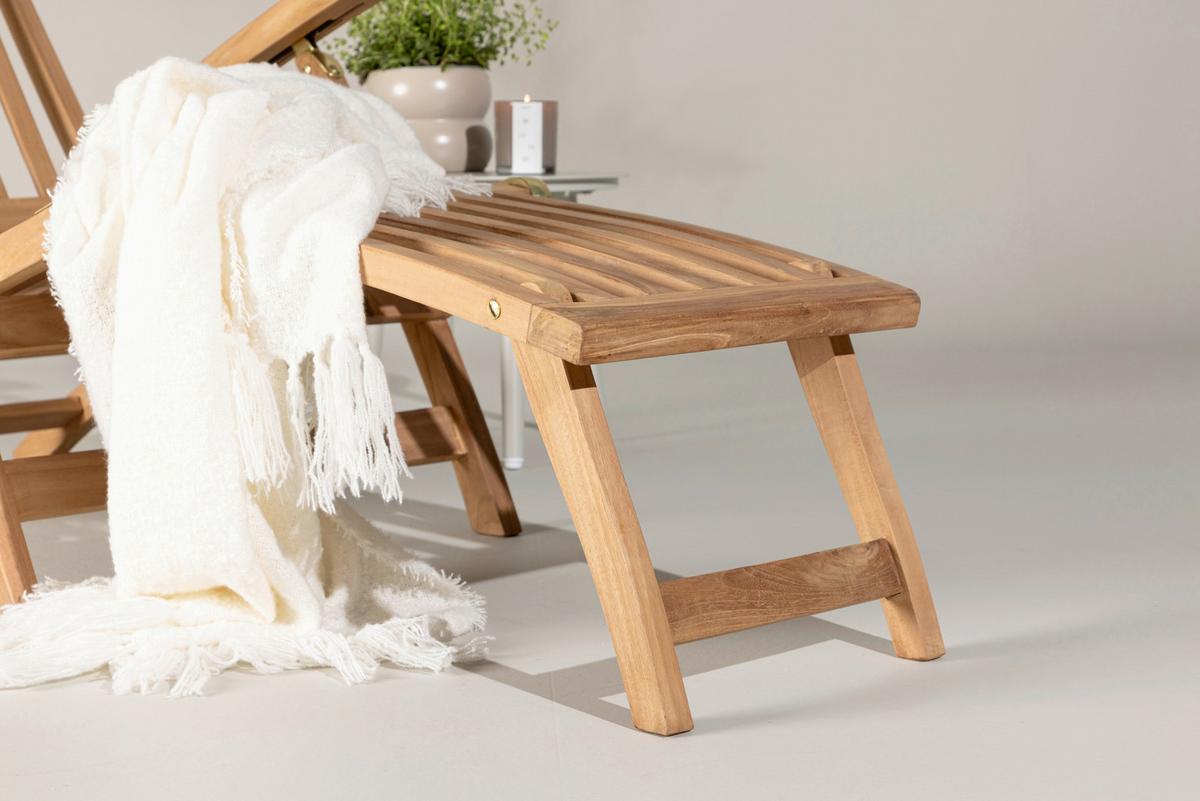 Sonnenliege Kenya Teakholz - KONVENTIONELL (60/95/150cm) - Gardenson