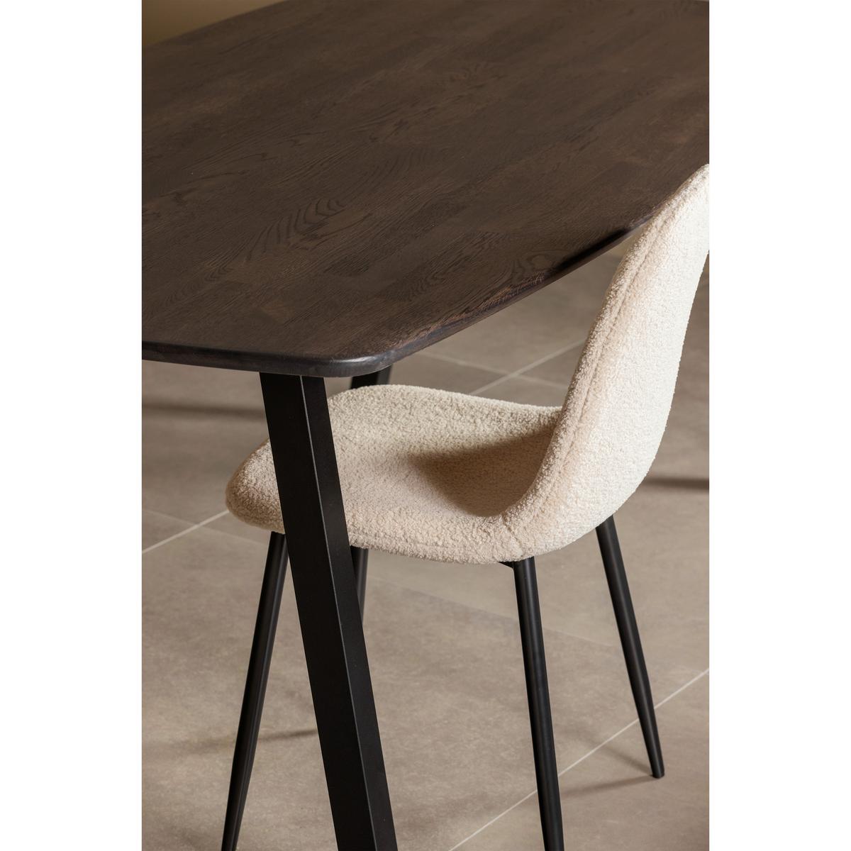 TISCHGESTELL Tablo Schwarz B: 79cm - Schwarz, MODERN, Metall (79/72/10cm) - Livetastic
