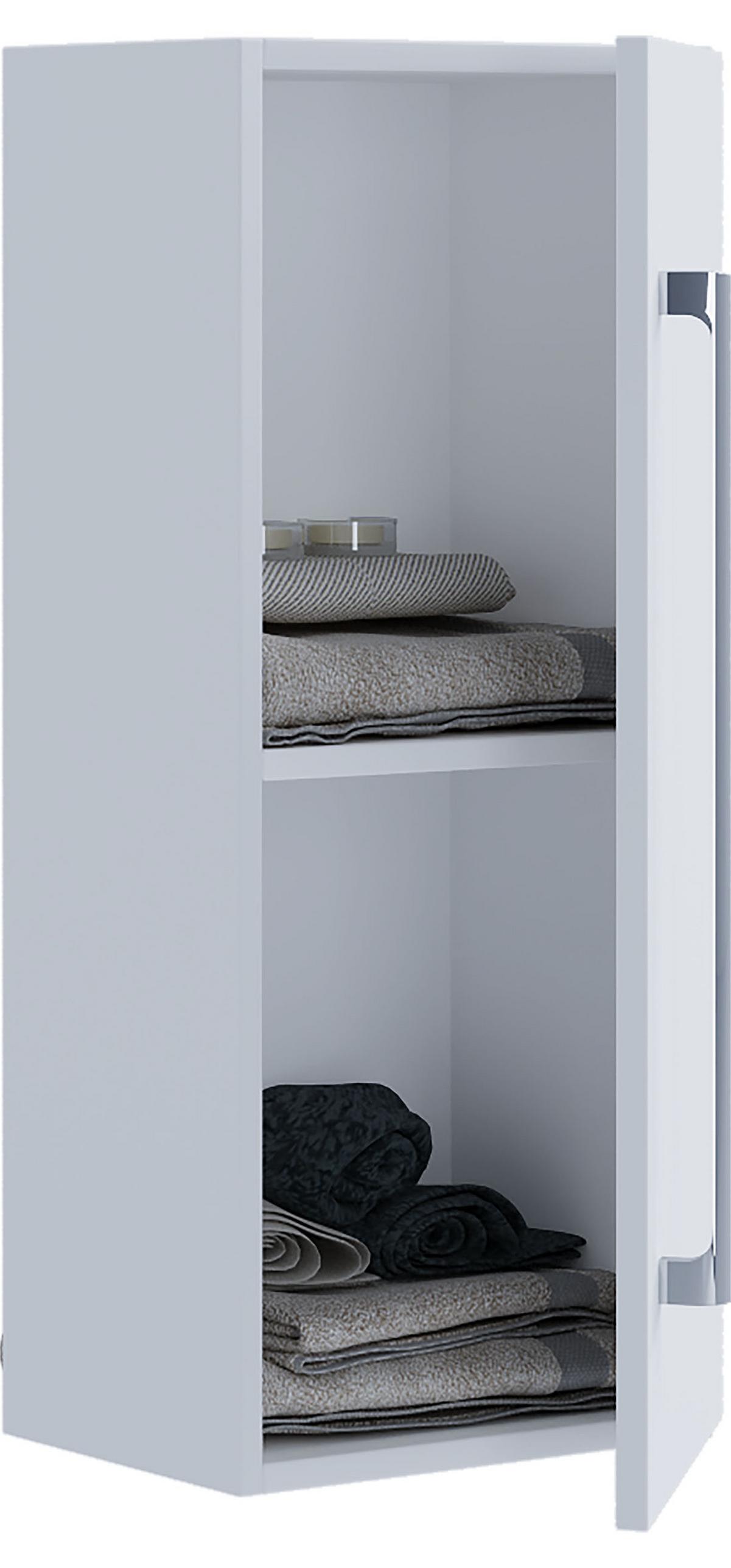 Hängeschrank Vcb 3 Weiß L: 33 cm - Weiß, Basics, Holzwerkstoff (33/75/22cm) - MID.YOU