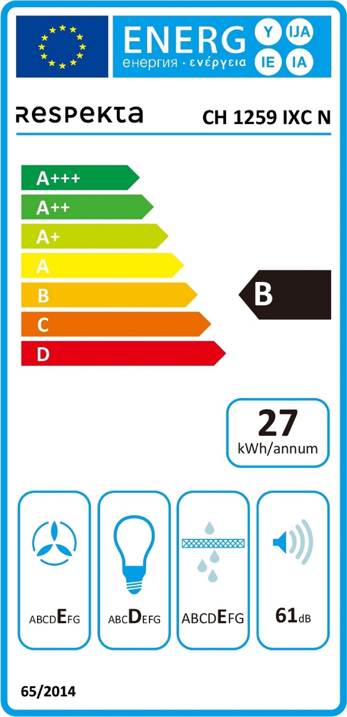 Dunstabzugshaube Tila Edelstahlfarben B: 60 Cm, Led - Edelstahlfarben, Trend, Glas/Metall (60/13/50cm) - Respekta