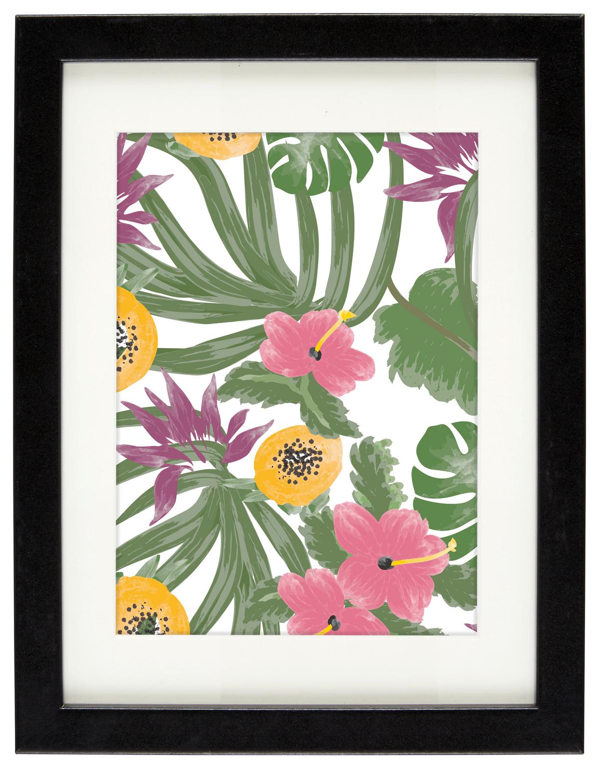 Rám na obraz Gitta 18 x 24 cm - černá, Moderní, kompozitní dřevo/sklo (18/24cm) - Modern Living