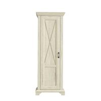 Drehtürenschrank B: 73,3 Cm Kashmir, Pinien Dekor - Weiß/Pinienfarben, Basics, Holzwerkstoff/Kunststoff (73,3/210,6/46,2cm) - Livetastic