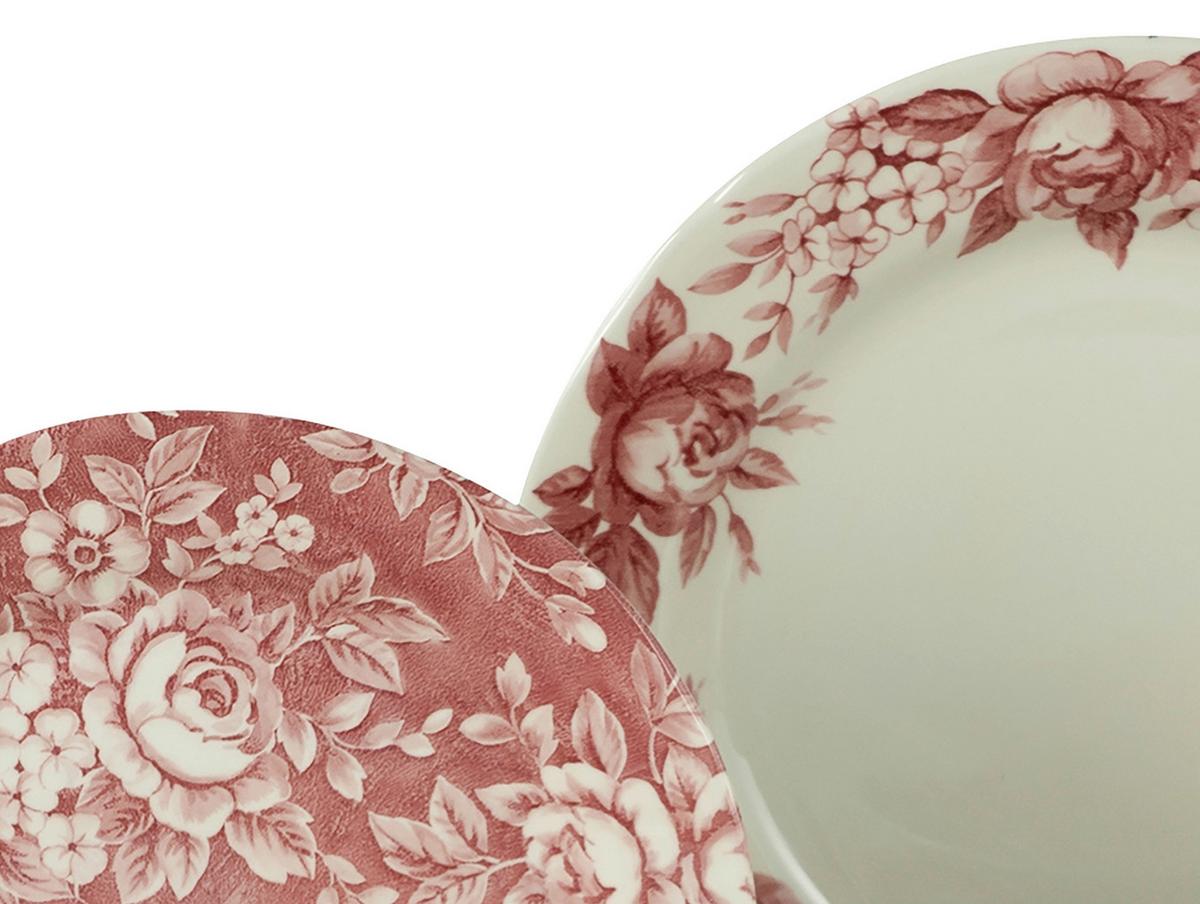 Kombiservice Keramik 4 Personen Geschirr Set - Multicolor, Keramik - Creatable