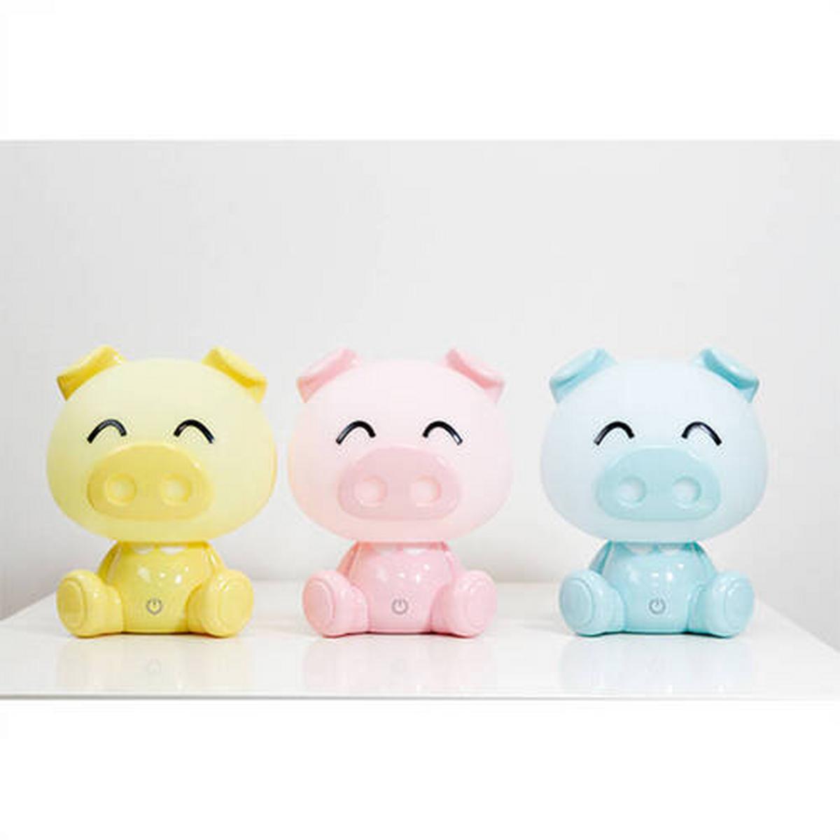 Kindertischleuchte 074/Lr - Pink, Basics, Kunststoff (15/15/19cm)