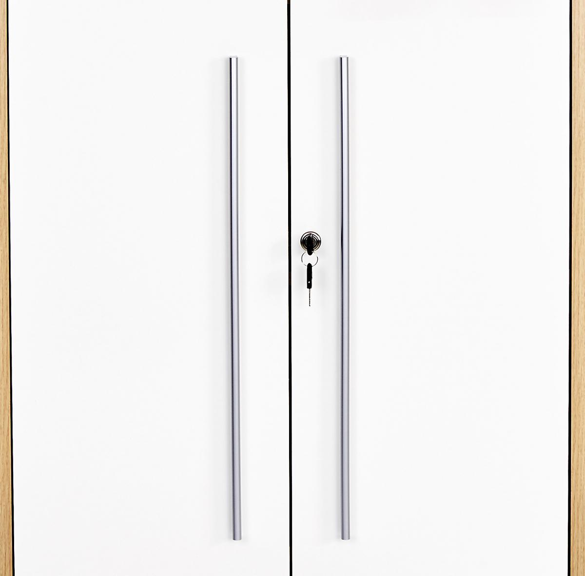 Aktaszekrény Profi - tölgyfa/fehér, Modern, faalapú anyag (75/220/35cm) - Ondega