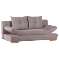 Schlafsofa Canja - Hellbraun/Buchefarben, Design, Textil (200/75/92cm) - Livetastic
