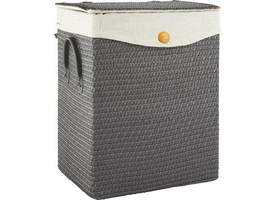 Kôš Na Prádlo 'denise' - S - sivá, Romantický / Vidiecky, textil/plast (35/44/26cm) - Mömax modern living Kôš Na Prádlo 'denise' - S - sivá, Romantický / Vidiecky, textil/plast (35/44/26cm) - Mömax modern living