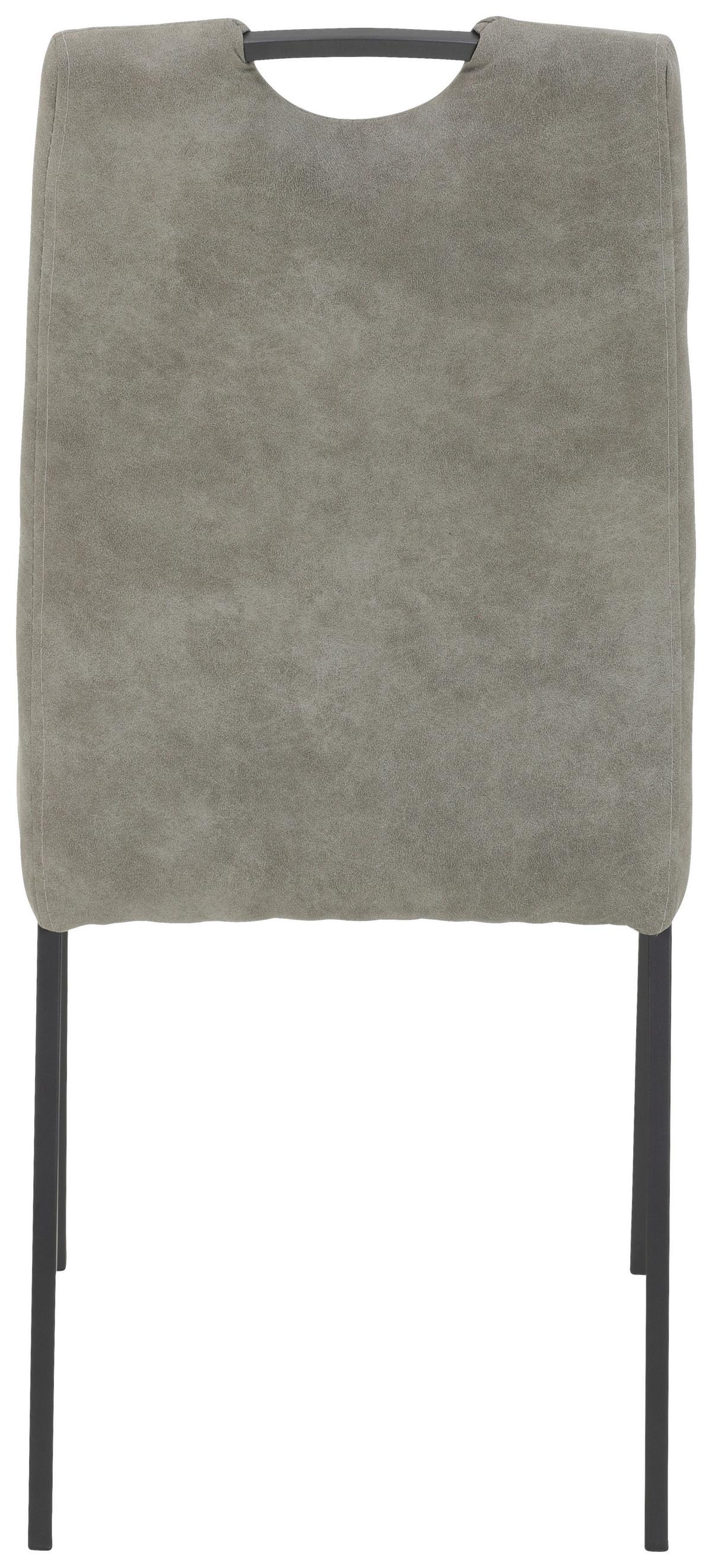 Stuhl-set Elif Ii S Grau - Grau, MODERN, Textil/Metall (44/96/64cm) - MID.YOU