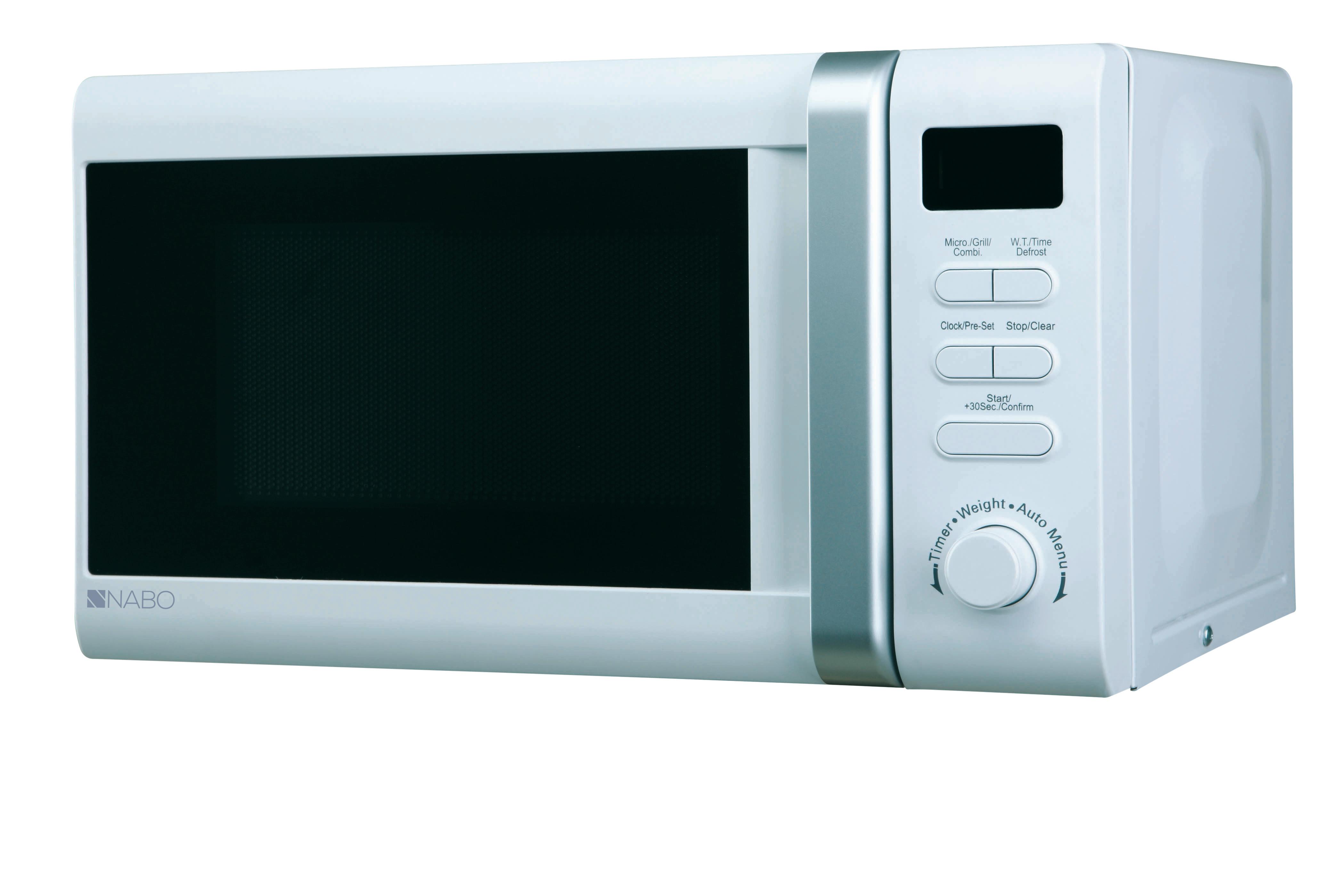 Mikrowelle MWo 2001 Weiß 1270 Watt 5 Leistungsstufen - Weiß, Basics (44/26/36cm) - Nabo