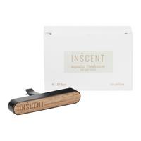 OSVĚŽOVAČ VZDUCHU DO AUTA AQUATIC FRESHNESS - přírodní barvy/antracitová, Moderní, kov/dřevo (8/2/3cm) - Inscent