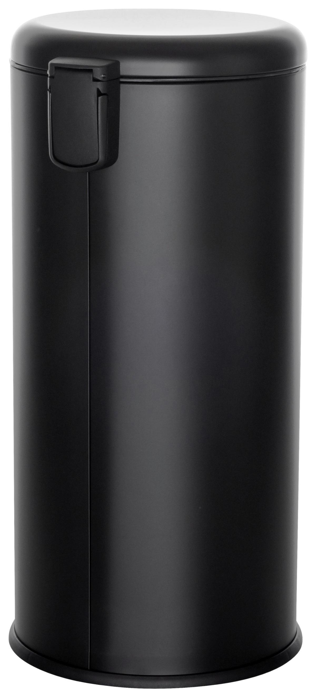 Abfallsammler Clean Step - Schwarz, Basics, Kunststoff/Metall (30/63,5/30cm) - MID.YOU