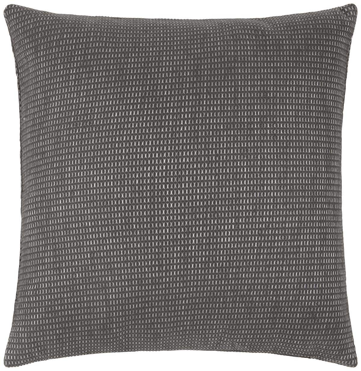 POTAH NA POLŠTÁŘ Ines, 48/48cm, antracitová - antracitová, Basics, textil (50/50cm) - Premium Living